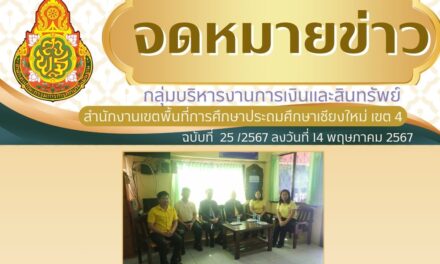 จดหมายข่าวประชาสัมพันธ์ ฉบับที่ 25 เดือนพฤษภาคม 2567