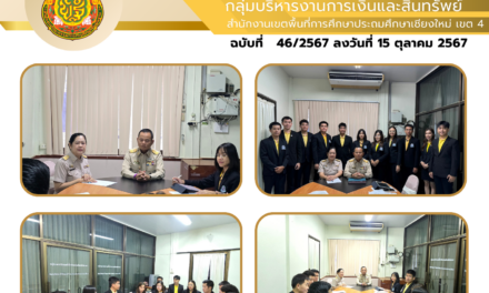 จดหมายข่าวประชาสัมพันธ์ ฉบับที่ 46 ลงวันที่ 15 ตุลาคม 2567