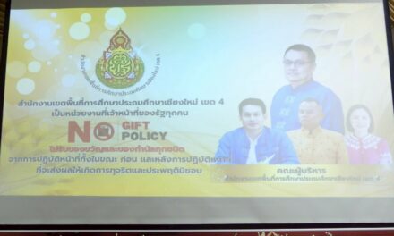 ประชุมประกาศนโยบายการพัฒนาระบบเพื่อต่อต้านทุจริตและไม่รับของขวัญ No Gift  Policy เดือนพฤษภาคม 2568