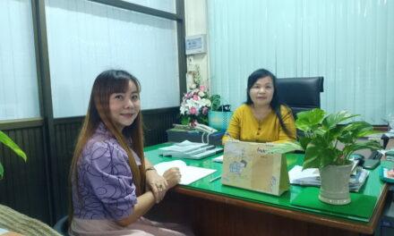 นักศึกษาฝึกประสบการณ์ รับฟังความรู้เกี่ยวกับหน้าที่รับผิดชอบ