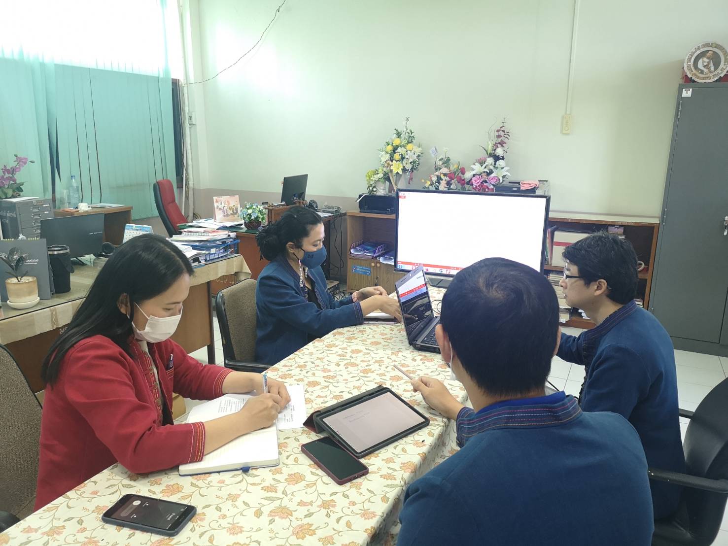 ประชุมสรุปการเตรียมการจัดอบรมปฏิบัติการ​ ต่อยอดการพัฒนาสมรรถนะครูด้านการวัดและประเมินผลเชิงระบบในชั้นเรียน