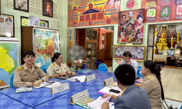 การตรวจ ติดตามคุณภาพและผลการปฏิบัติงานของสถานศึกษา โดยคณะกรรมการ ติดตาม ตรวจสอบ ประเมินผล และนิเทศการศึกษาของเขตพื้นที่การศึกษา  (ก.ต.ป.น.)  ประธานเครือข่ายพัฒนาคุณภาพการศึกษา และศึกษานิเทศก์